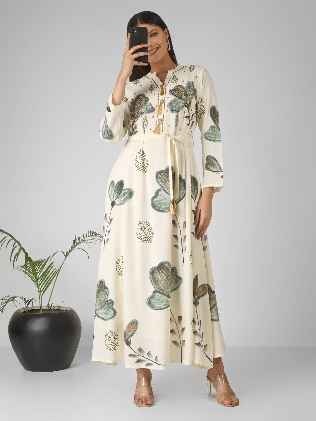 OCEAN GLEAM MAXI DRESS