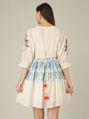 Coral Leaf Kurti