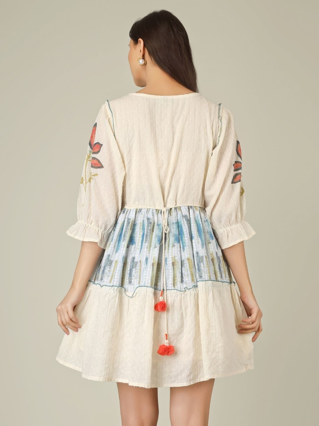 Coral Leaf Kurti