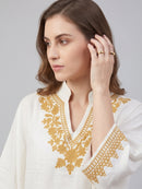 AUERLIAN THREADWORK KAFTAN CO-ORD SET