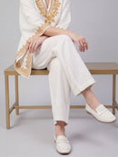 AUERLIAN THREADWORK KAFTAN CO-ORD SET