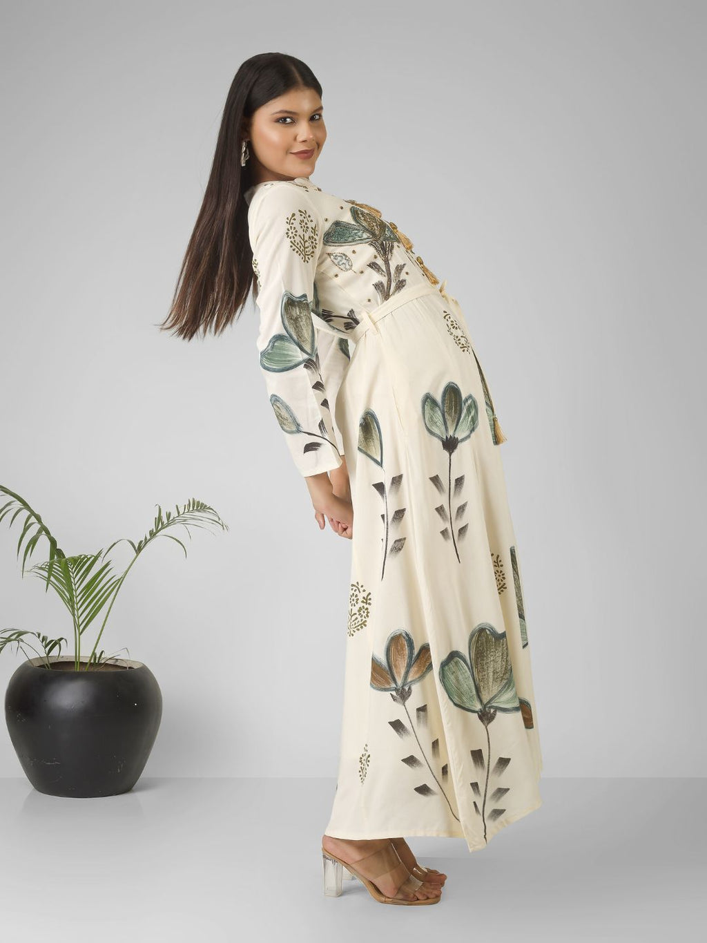 OCEAN GLEAM MAXI DRESS