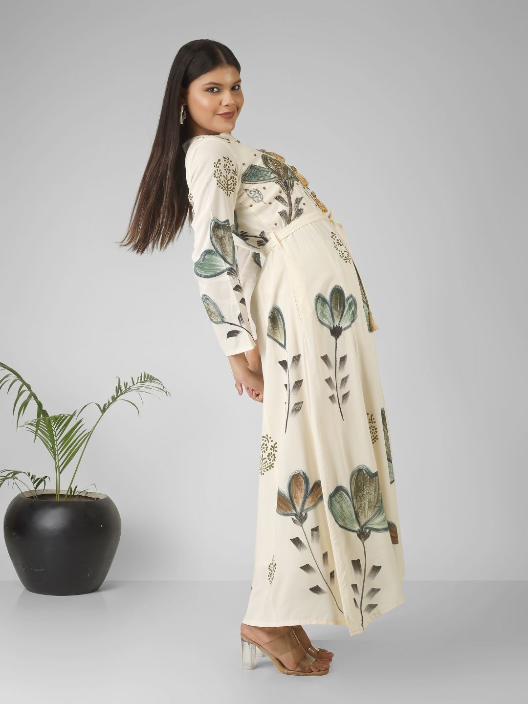 OCEAN GLEAM MAXI DRESS