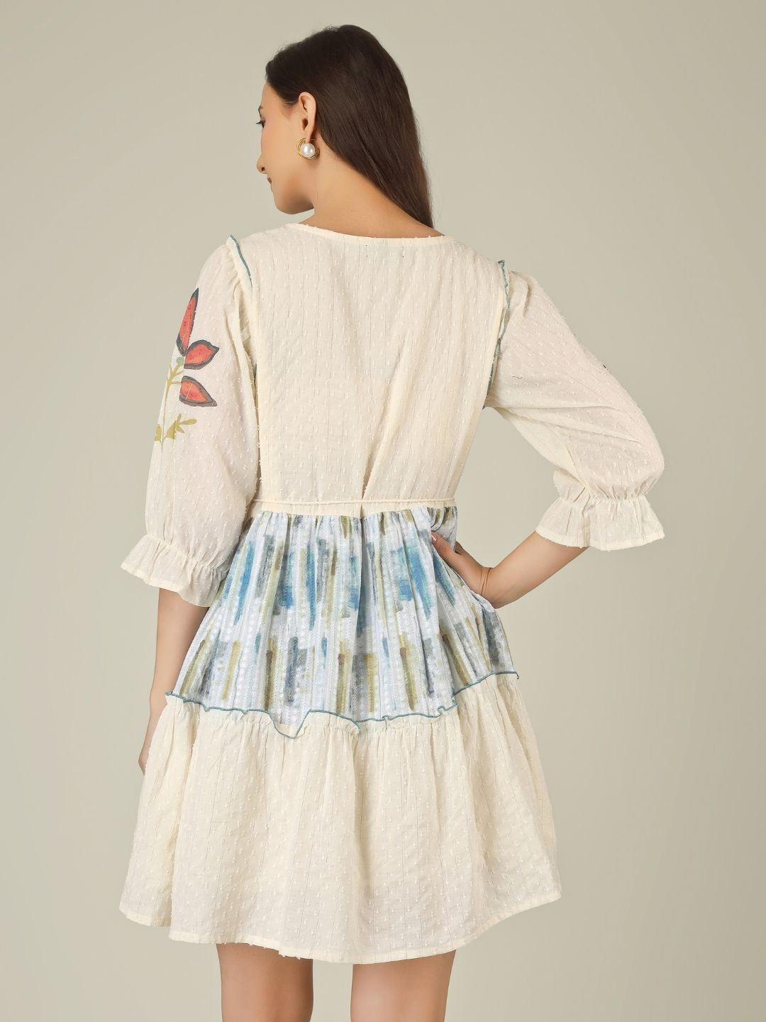Coral Leaf Kurti