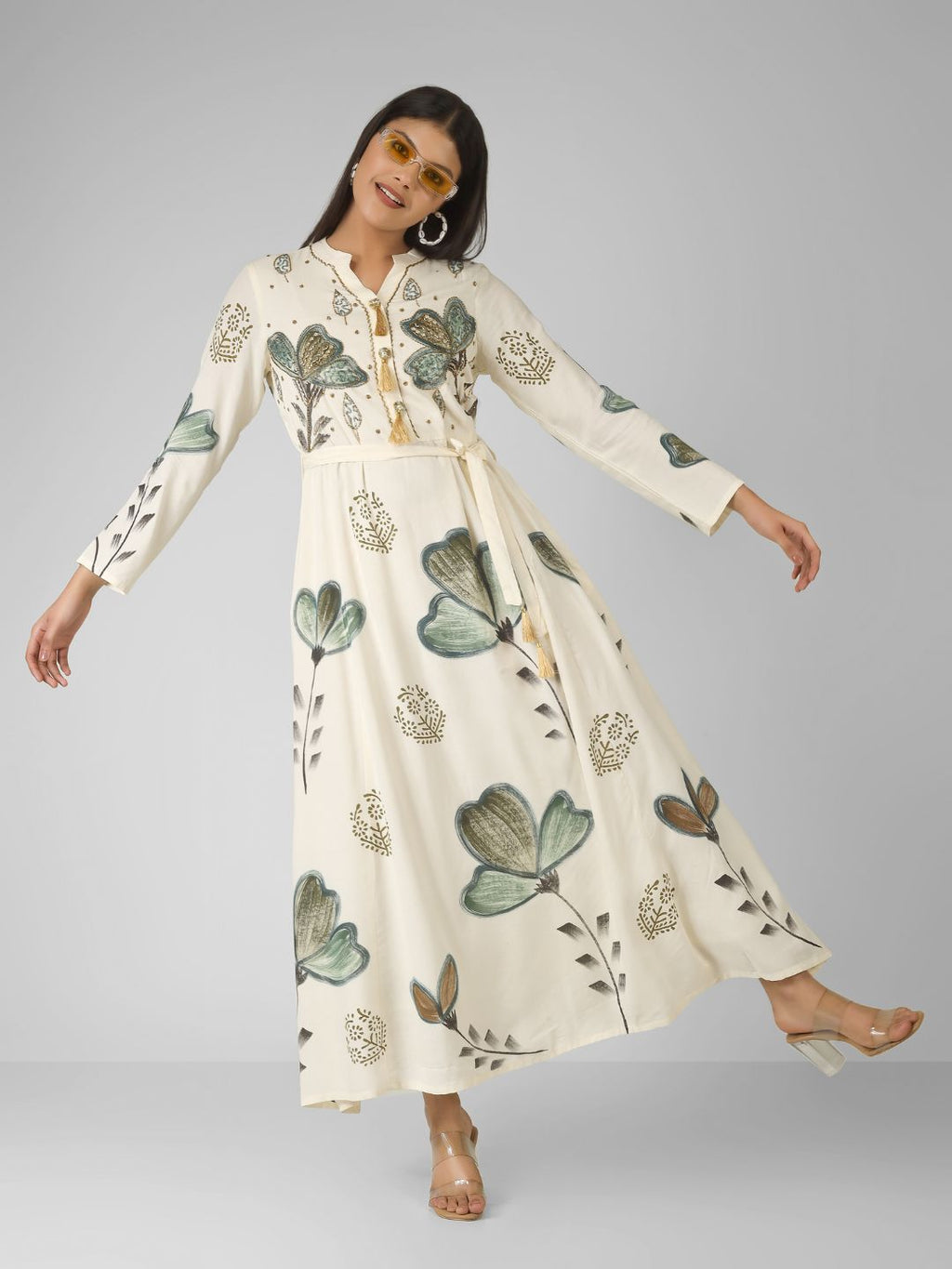 OCEAN GLEAM MAXI DRESS
