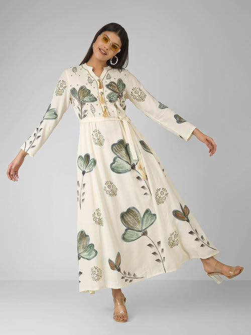 OCEAN GLEAM MAXI DRESS