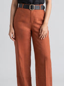 CLASSIC BELTED WIDE LEG TROUSER