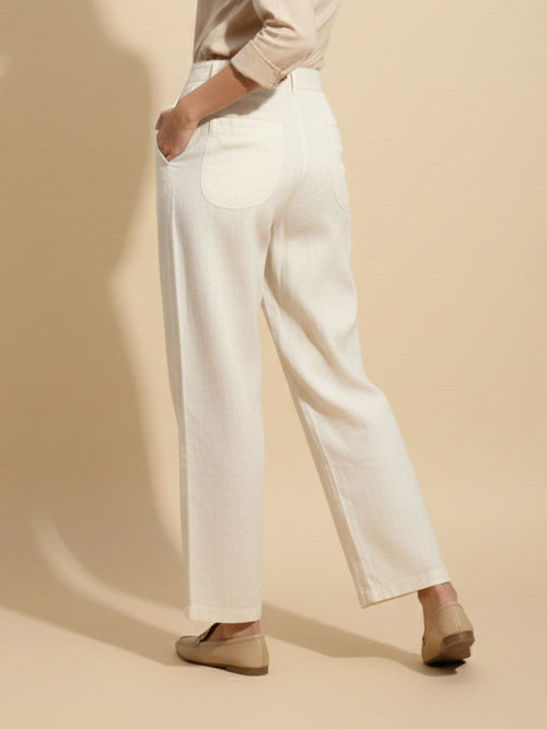 BREEZE STRAIGHT-FIT LINEN PANTS