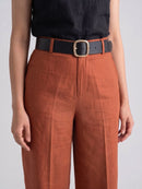 CLASSIC BELTED WIDE LEG TROUSER