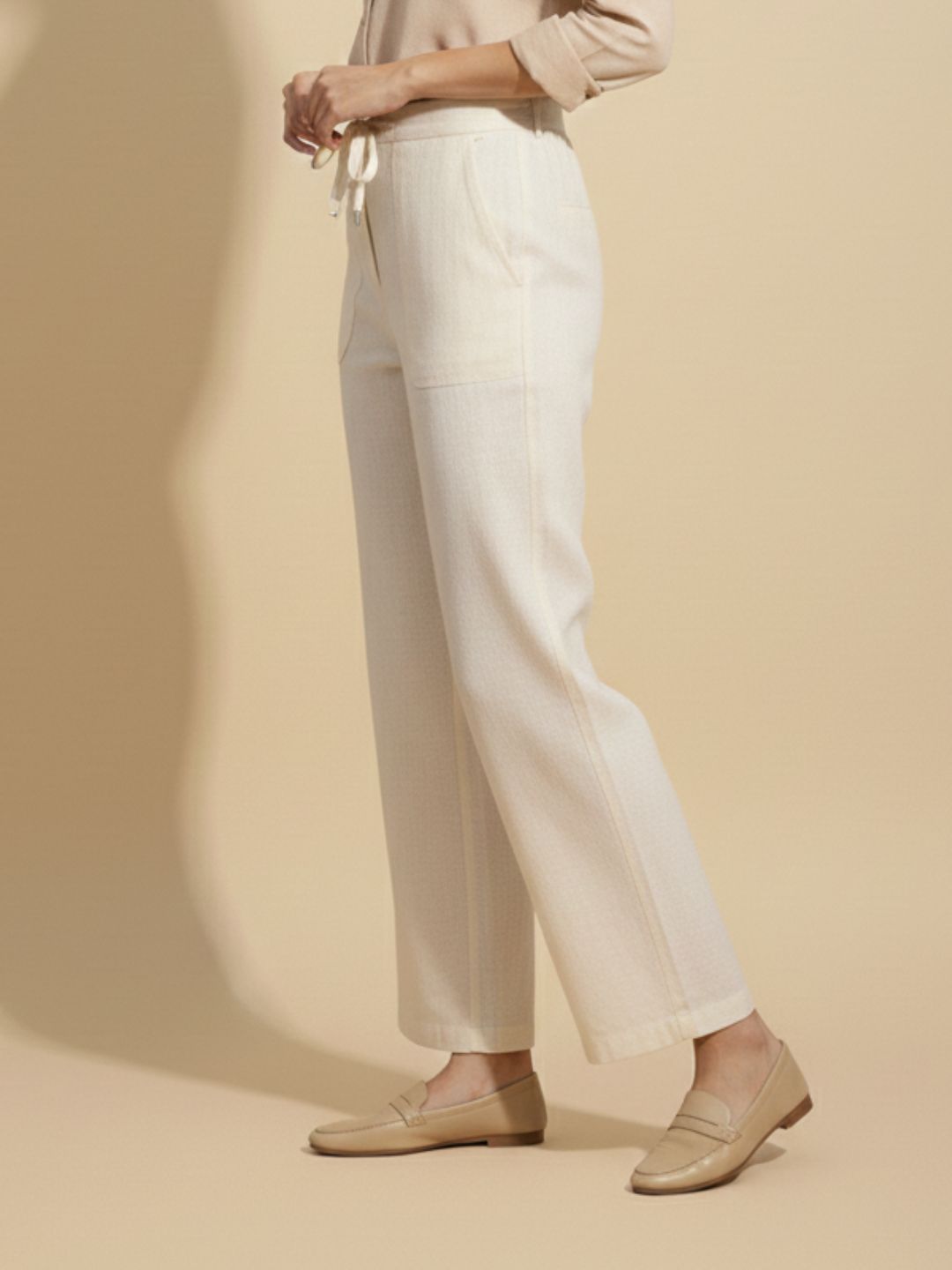 BREEZE STRAIGHT-FIT LINEN PANTS