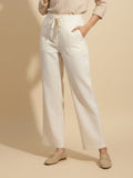 BREEZE STRAIGHT-FIT LINEN PANTS