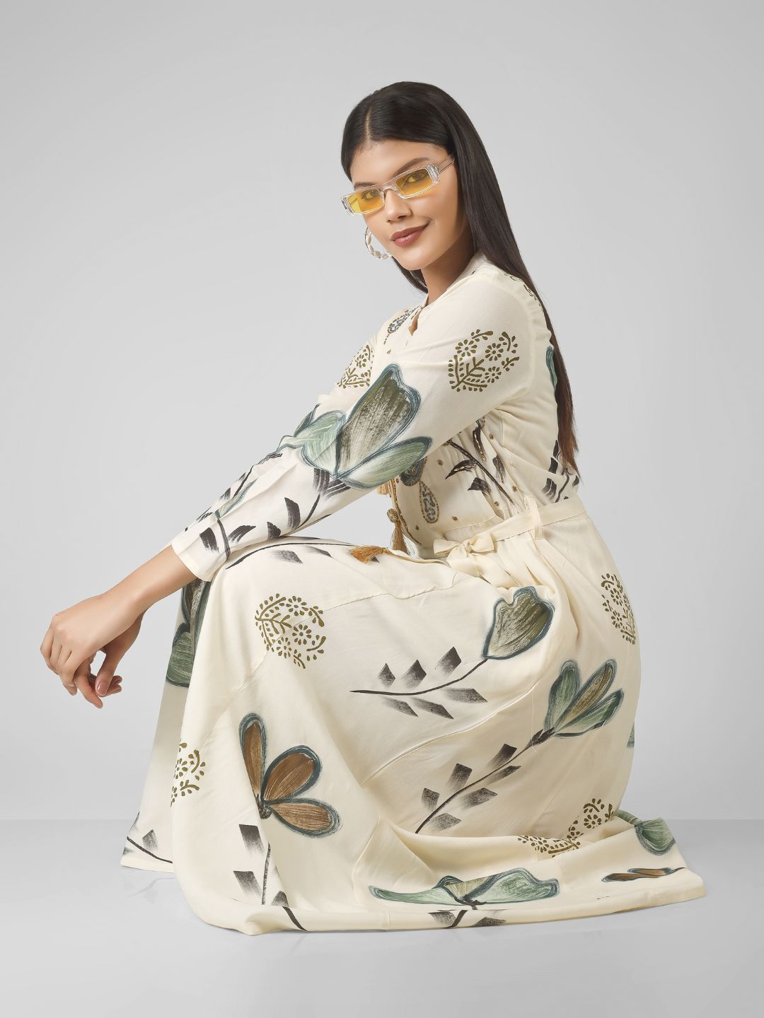 OCEAN GLEAM MAXI DRESS