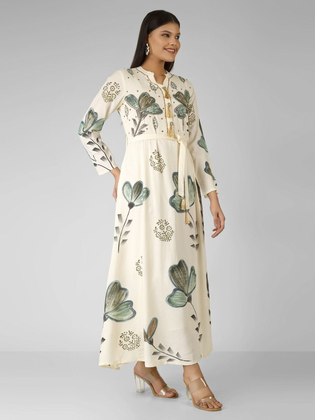 OCEAN GLEAM MAXI DRESS