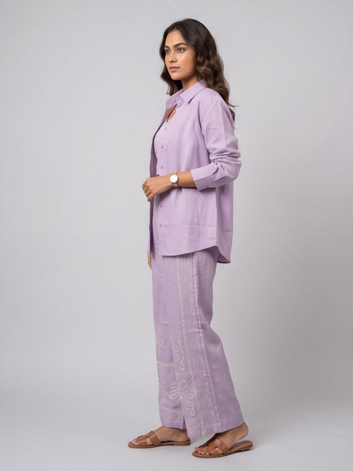 THE WILDFLOWER EMBRODERED 3-PIECE CO-ORD SET