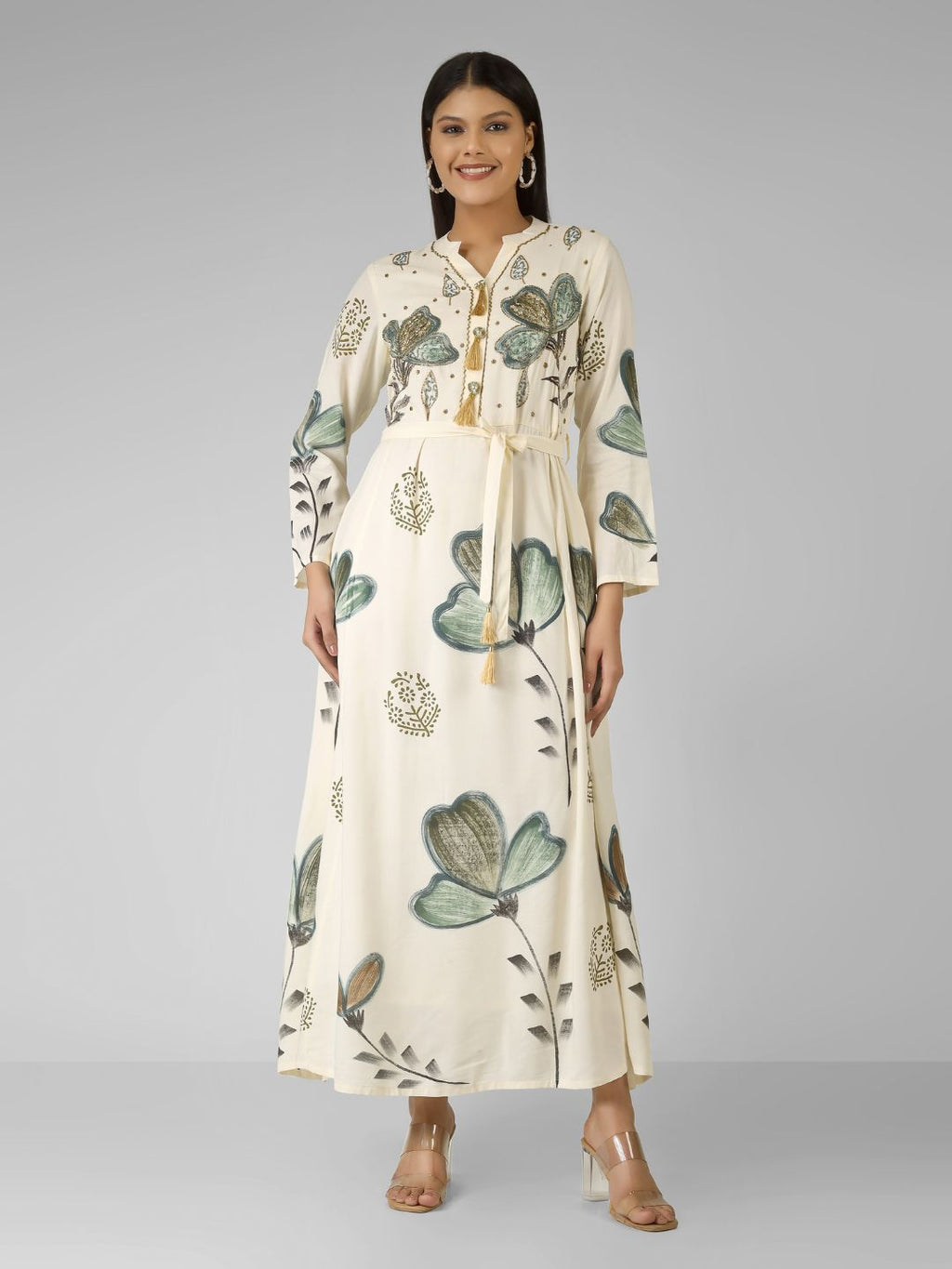 OCEAN GLEAM MAXI DRESS
