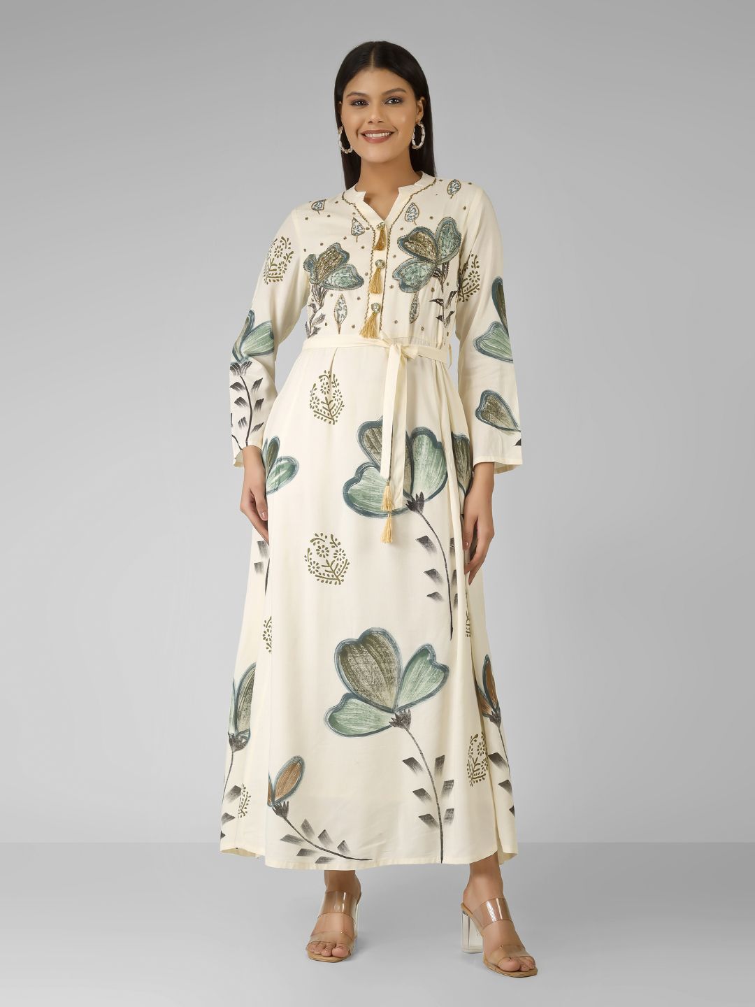 OCEAN GLEAM MAXI DRESS