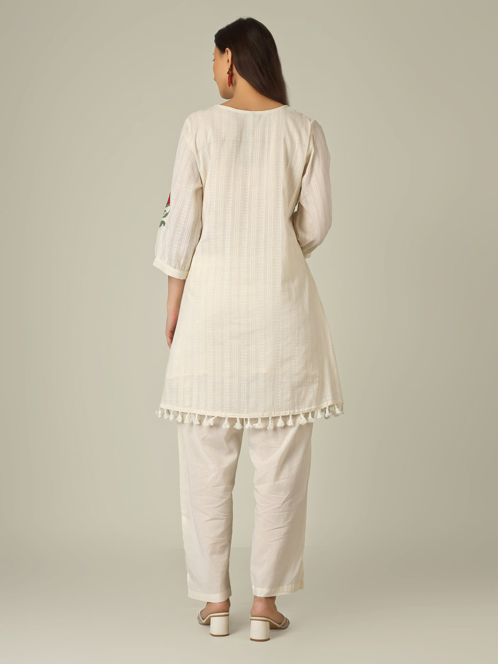 EMBROIDERED MEADOW CO-ORD SET