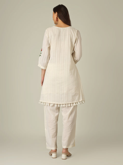 EMBROIDERED MEADOW CO-ORD SET
