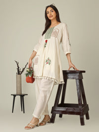 EMBROIDERED MEADOW CO-ORD SET