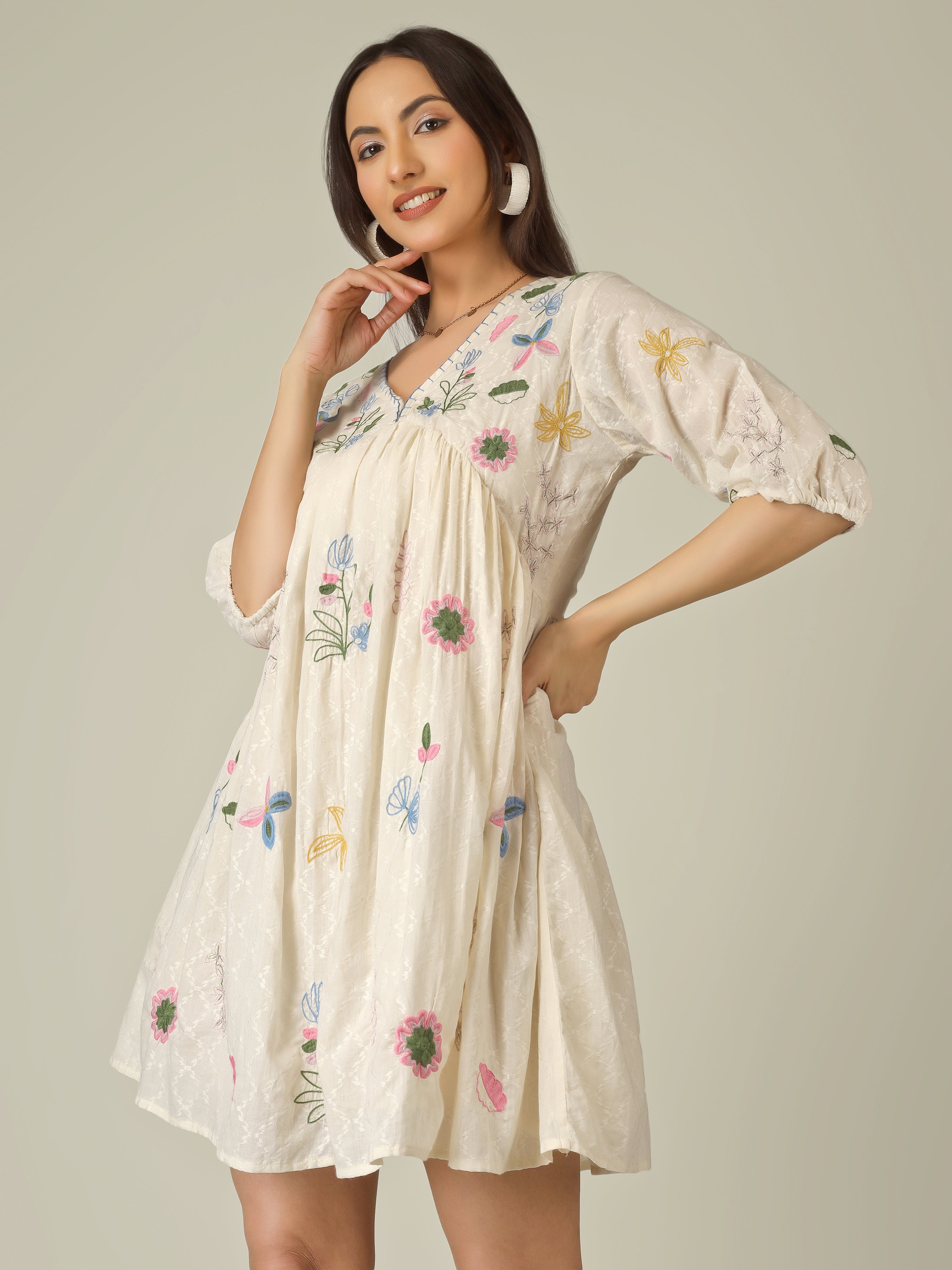 Spring Blossom Kurti