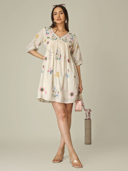 Spring Blossom Kurti