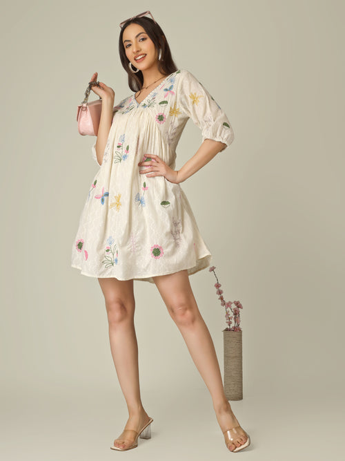 Spring Blossom Kurti