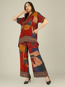 THE RED MOSAIC CO-ORD SET