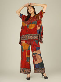 THE RED MOSAIC CO-ORD SET