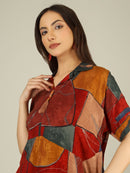 THE RED MOSAIC CO-ORD SET