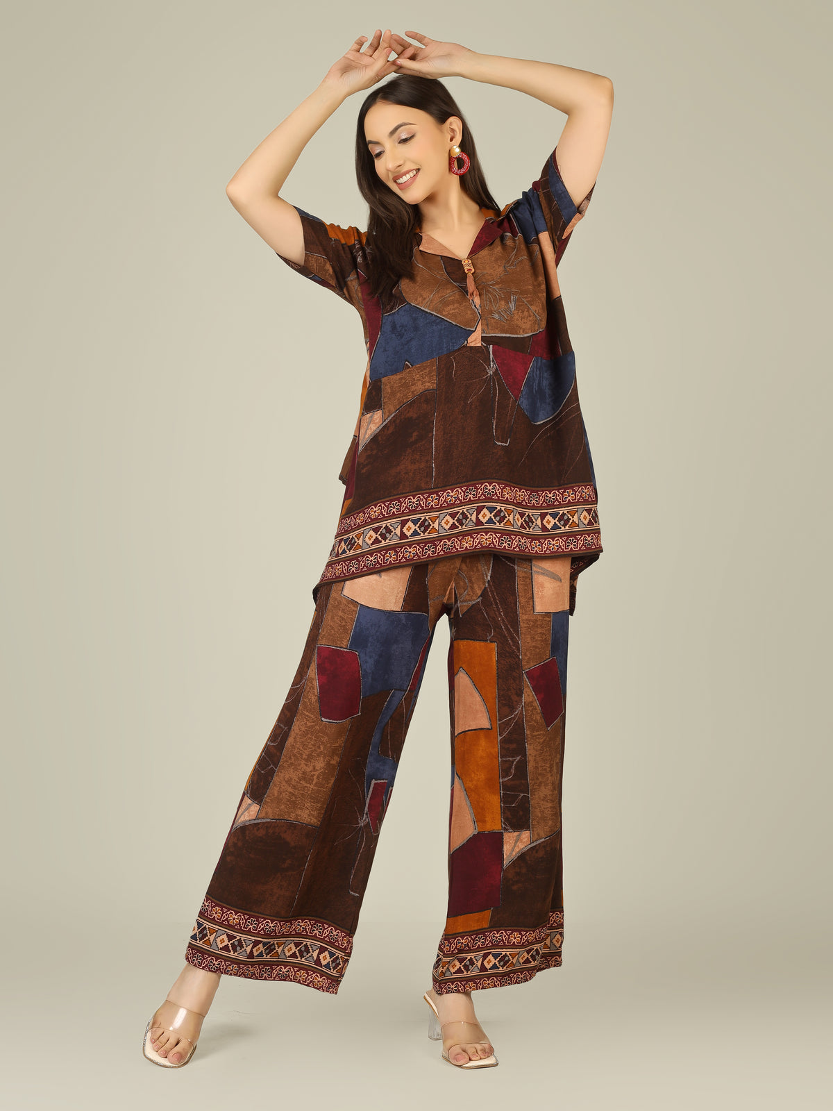 THE BROWN MOSAIC CO-ORD SET