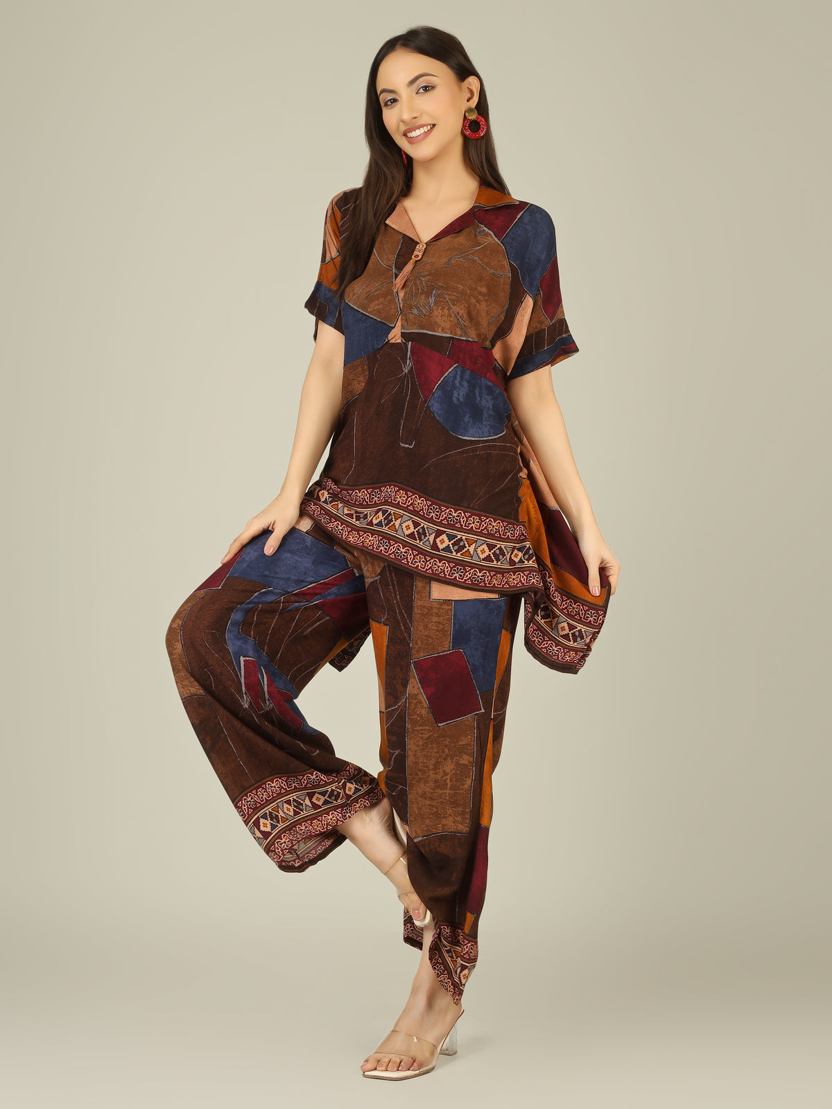 THE BROWN MOSAIC CO-ORD SET