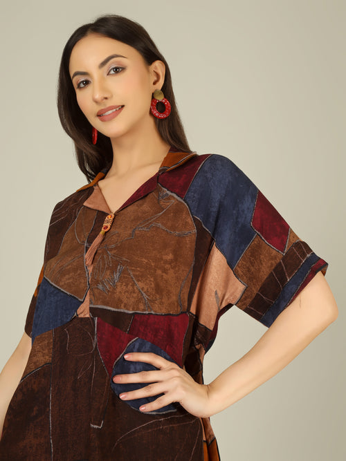 THE BROWN MOSAIC CO-ORD SET